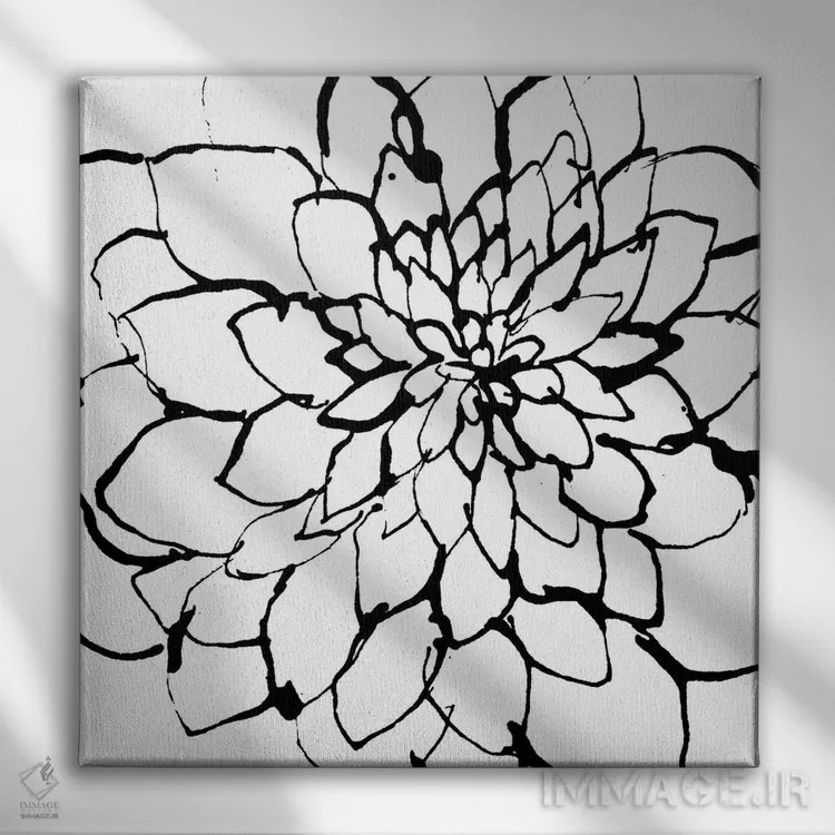 تابلو مینیمال باغ ها I اثر لسیا بینکین - نمای روبهرو روی دیوار