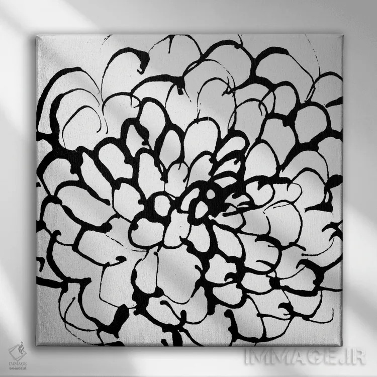 تابلو مینیمال باغ ها III اثر لسیا بینکین - نمای روبهرو روی دیوار