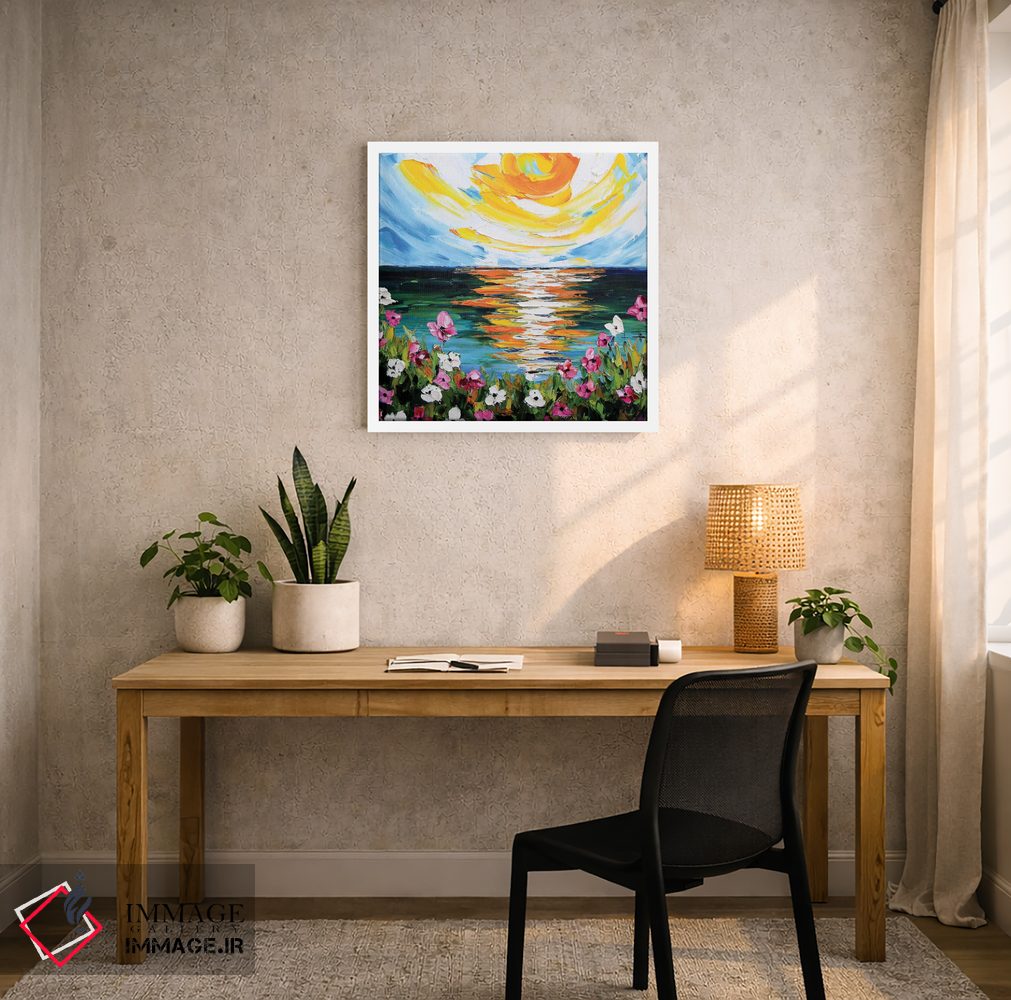 تابلو دکوراتیو افسون مونتری اثر لیزا الی - D5W