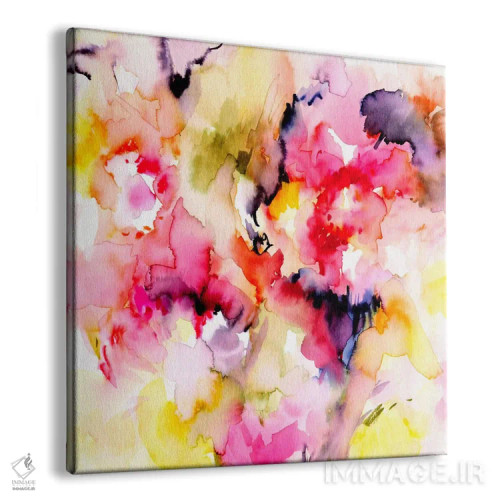 تابلو انتزاعی آفتابی II اثر لسیا بینکین - نمای پرسپکتیو محصول