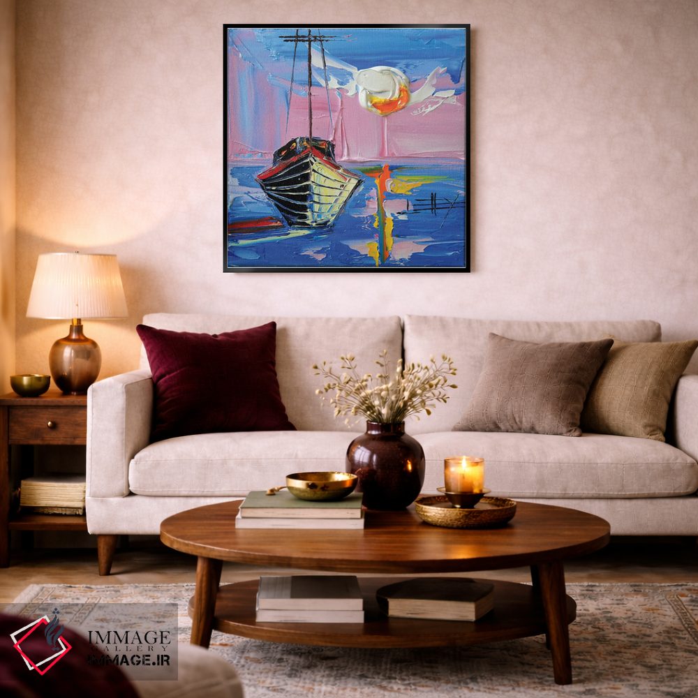 تابلو دکوراتیو غروب مونتری اثر لیزا الی - D3B