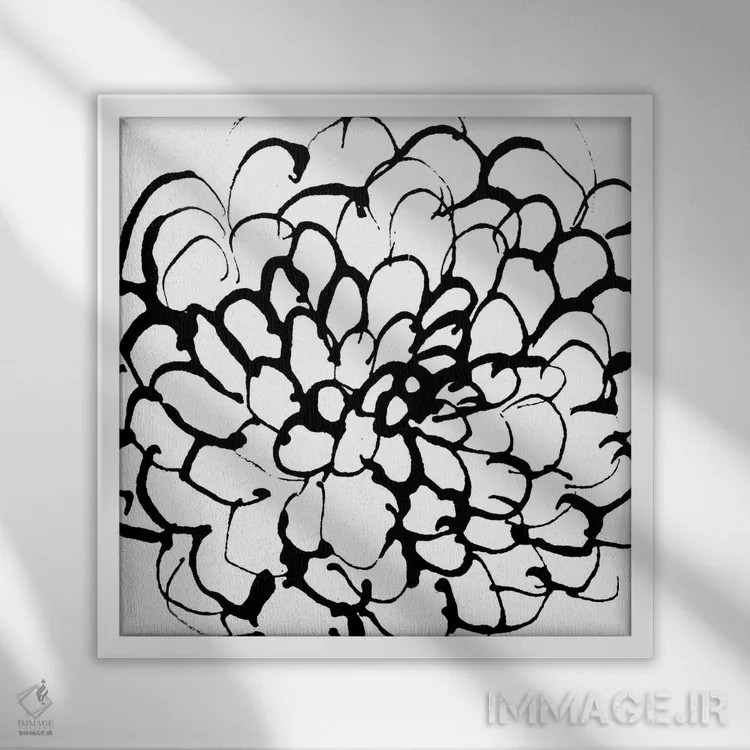 تابلو مینیمال باغ ها III اثر لسیا بینکین - نمای قابدار سفید