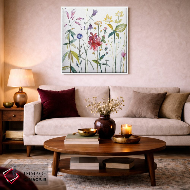 تابلو دکوراتیو چمنزارها ۱ اثر لسیا بینکین - D2W