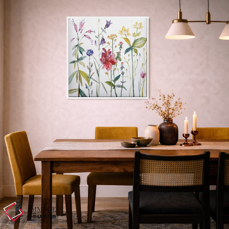 تابلو دکوراتیو چمنزارها ۱ اثر لسیا بینکین - D4W