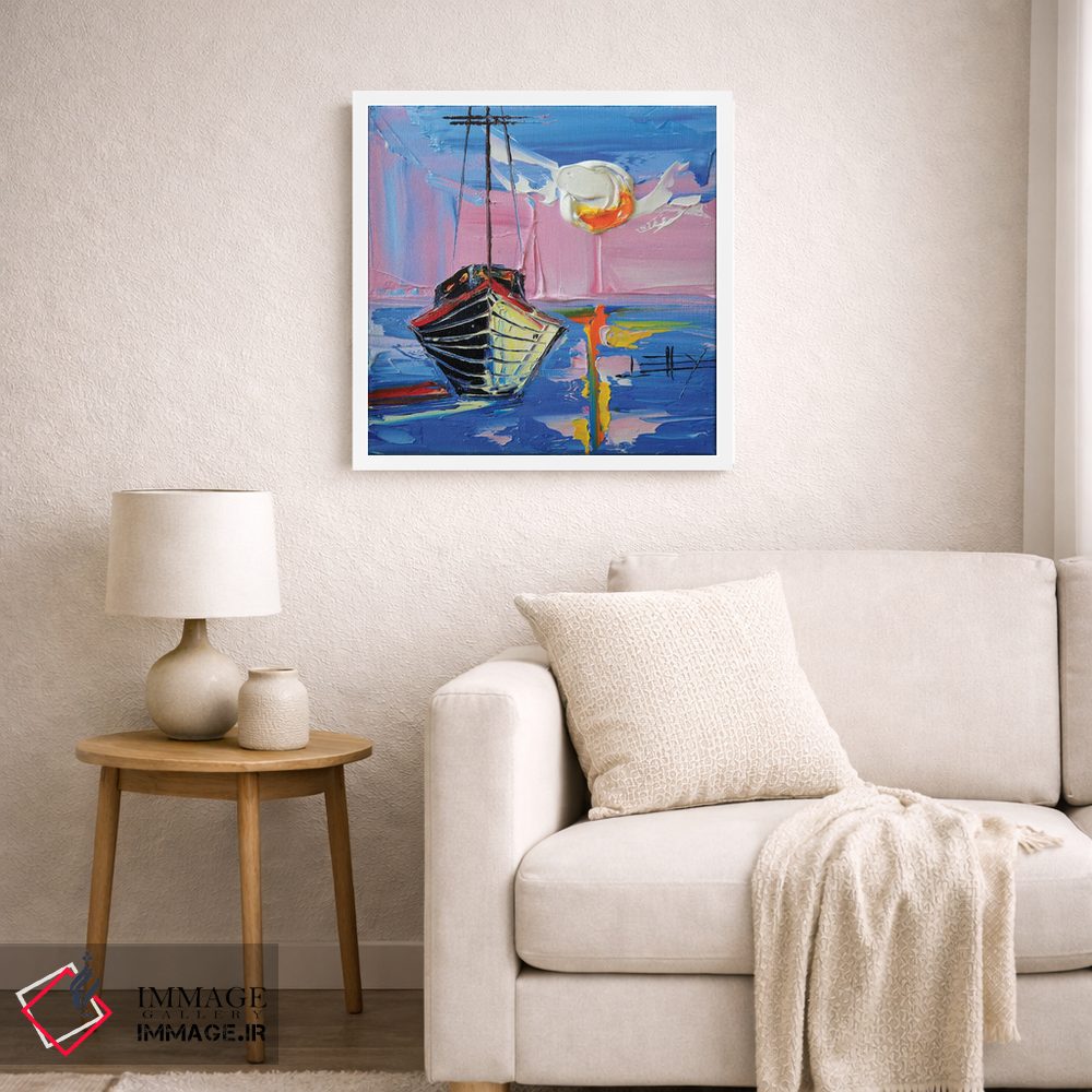 تابلو دکوراتیو غروب مونتری اثر لیزا الی - D6W