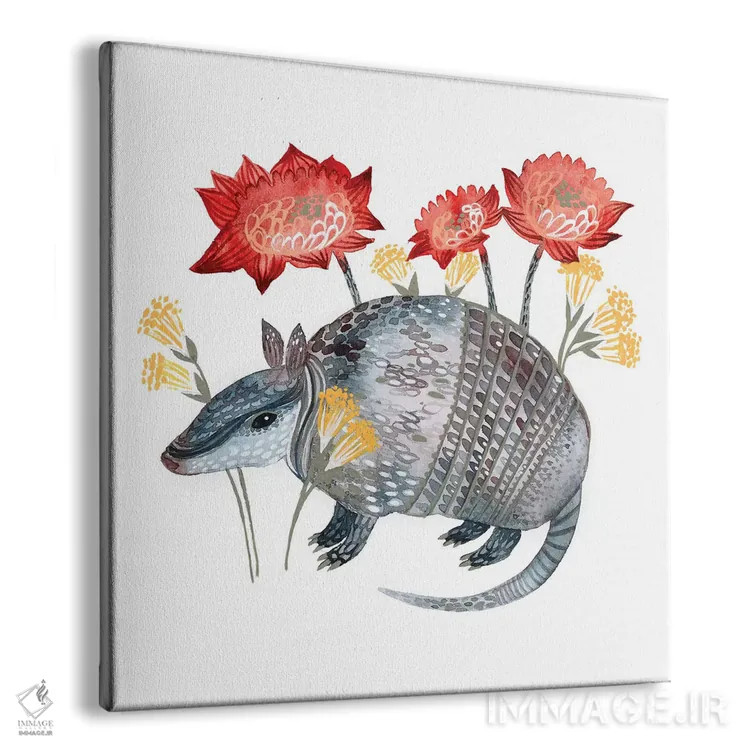 تابلو دکوراتیو آرما armadillo armadillo لنا اثر لسیا بینکین - نمای پرسپکتیو محصول