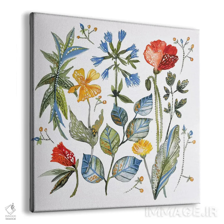 تابلو دکوراتیو چمنزارها ۲ اثر لسیا بینکین - نمای پرسپکتیو محصول