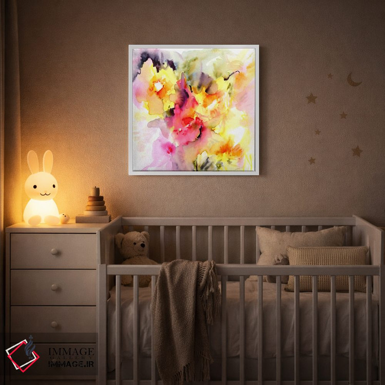 تابلو انتزاعی آفتابی I اثر لسیا بینکین - D1W