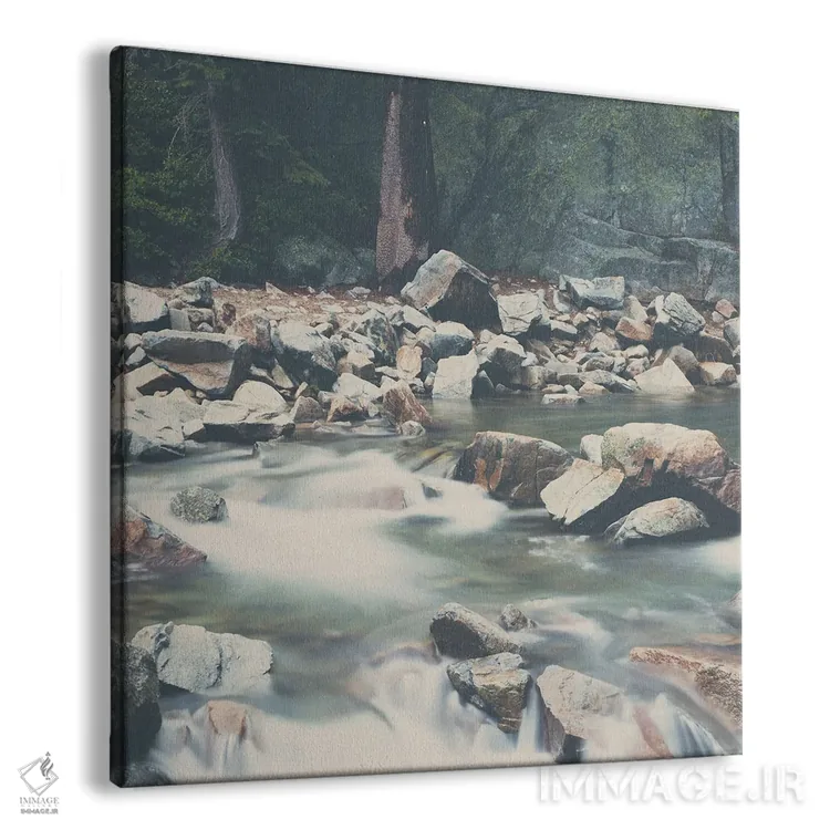 تابلو دکوراتیو دریاچه تاهو جای جادویی است اثر لورا ایوانز - نمای پرسپکتیو محصول