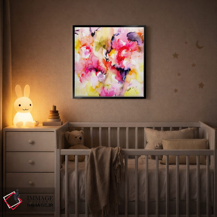 تابلو انتزاعی آفتابی II اثر لسیا بینکین - D4B