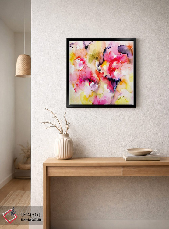 تابلو انتزاعی آفتابی II اثر لسیا بینکین - D6B