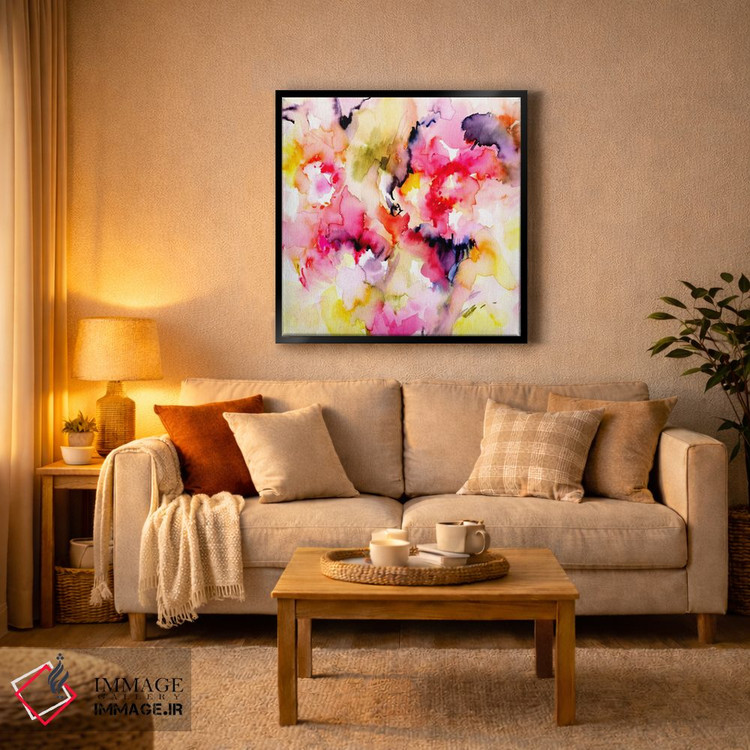 تابلو انتزاعی آفتابی II اثر لسیا بینکین - D5B