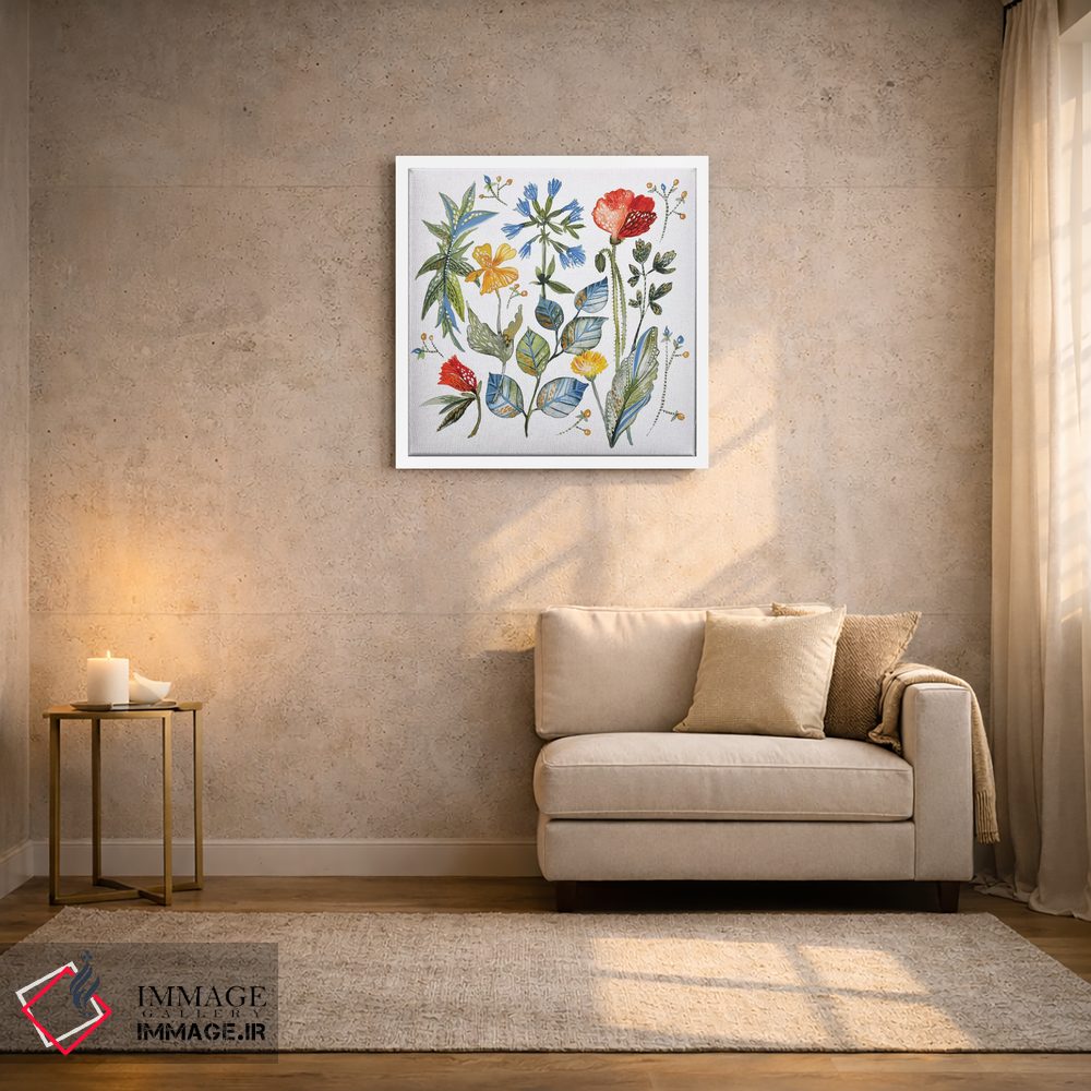 تابلو دکوراتیو چمنزارها ۲ اثر لسیا بینکین - D1W