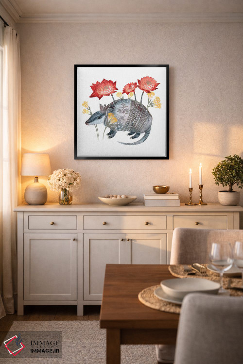 تابلو دکوراتیو آرما armadillo armadillo لنا اثر لسیا بینکین - D6B