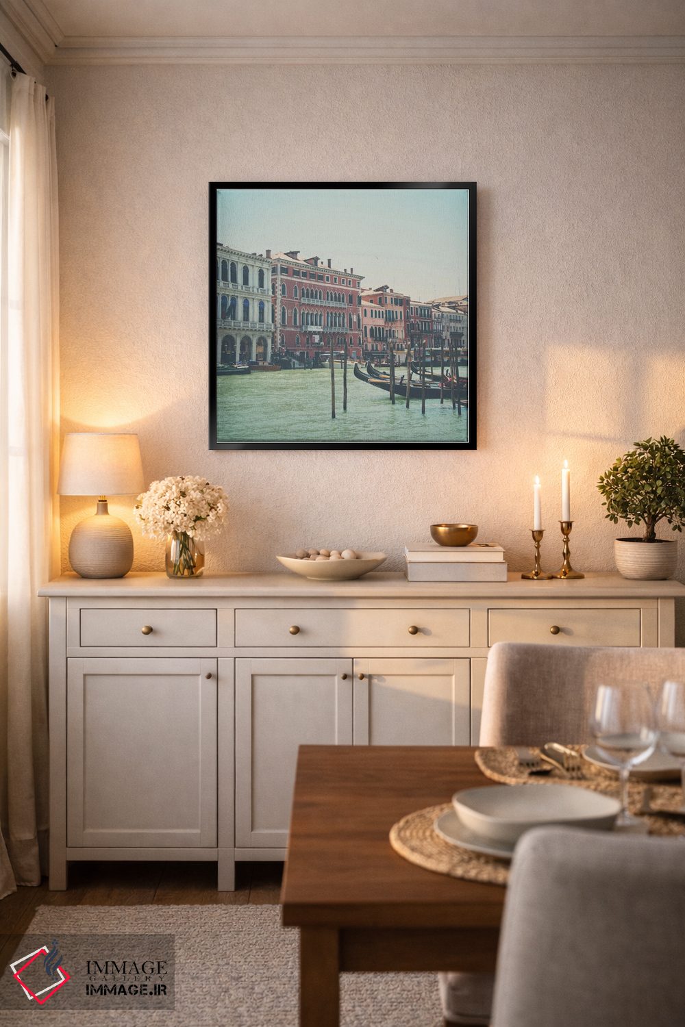 تابلو دکوراتیو نگاه به امتداد گرند کانال اثر لورا ایوانز - D6B