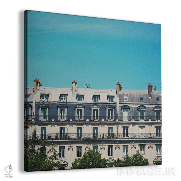 تابلو دکوراتیو آپارتمان های پاریسی اثر لورا ایوانز - نمای پرسپکتیو محصول