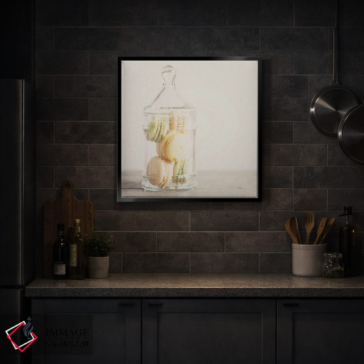 تابلو دکوراتیو ماکارون ها اثر لورا ایوانز - D4B