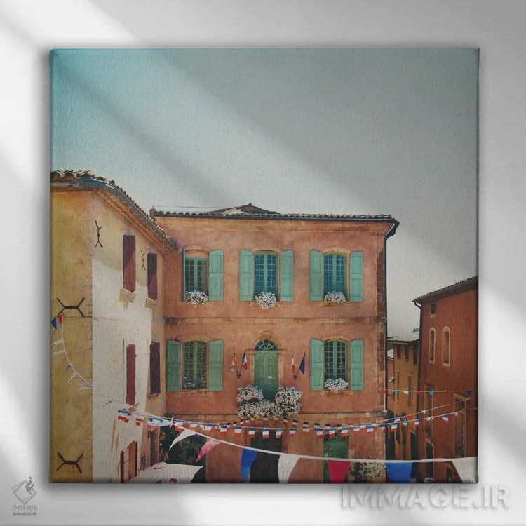 تابلو دکوراتیو Provence,روسینیون، پروانس اثر لورا ایوانز - نمای روبهرو روی دیوار