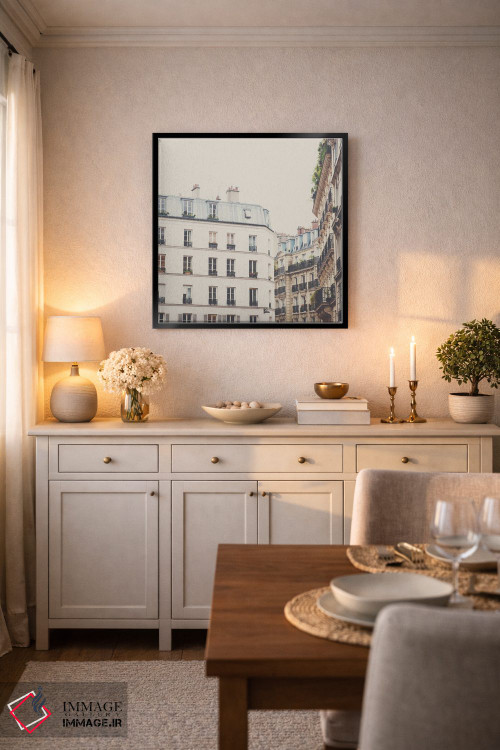 تابلو دکوراتیو معماری پاریس اثر لورا ایوانز - D6B