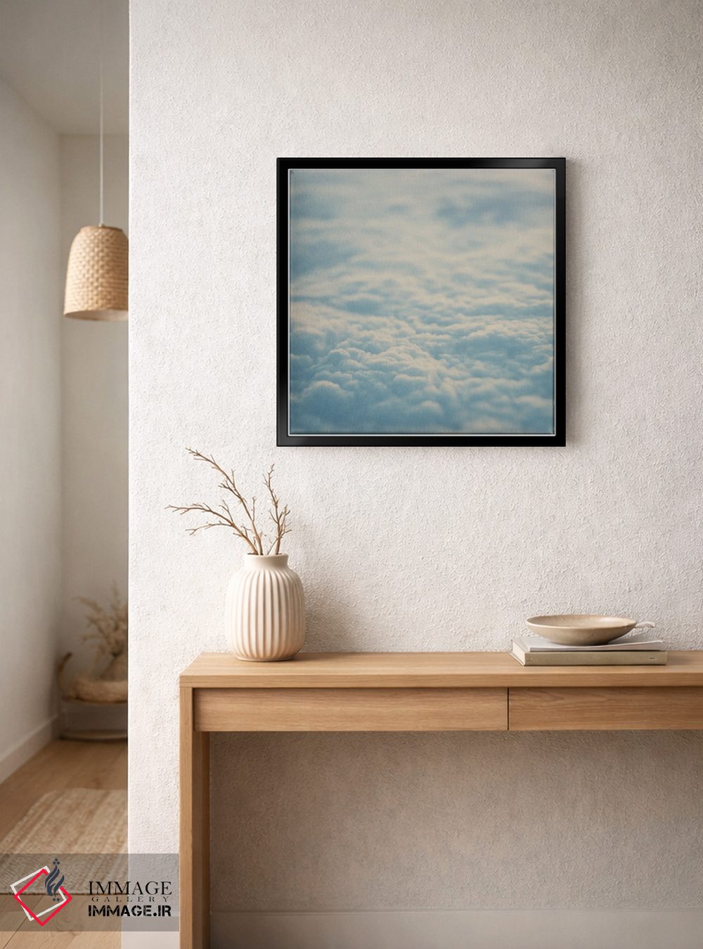 تابلو دکوراتیو بالای ابرها اثر لورا ایوانز - D3B