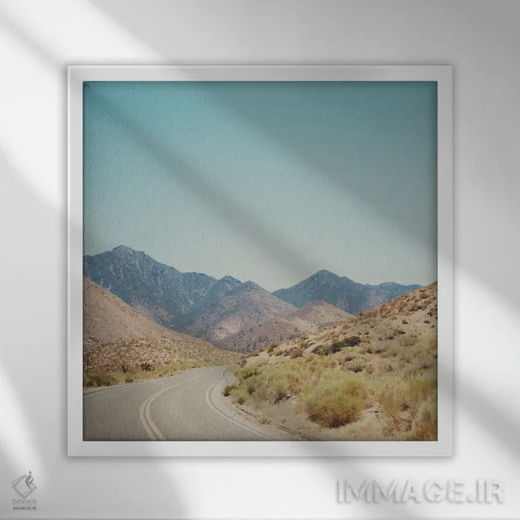 تابلو دکوراتیو گذرگاه واکر اثر لورا ایوانز - نمای قابدار سفید