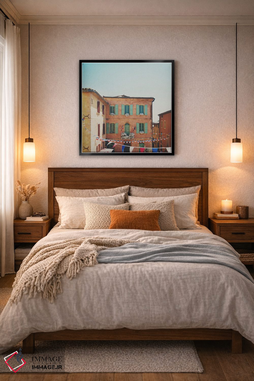 تابلو دکوراتیو Provence,روسینیون، پروانس اثر لورا ایوانز - D6B