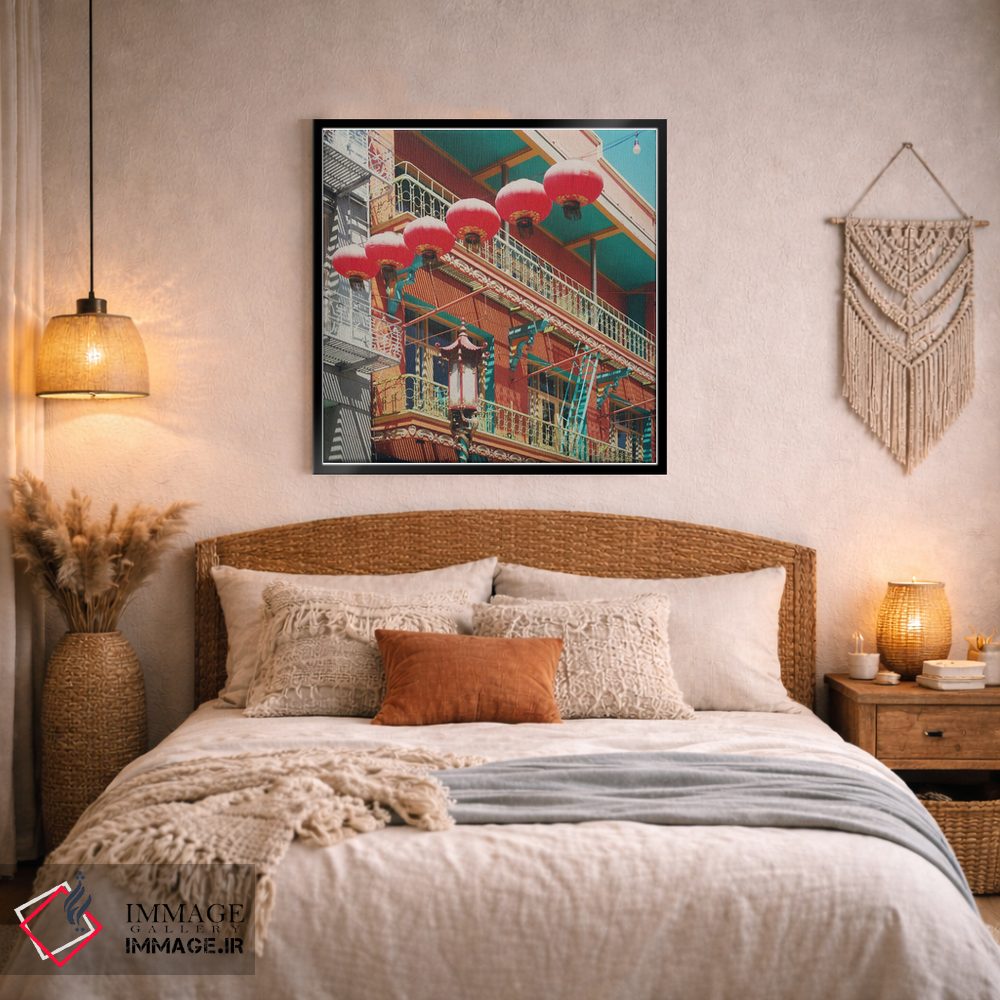 تابلو دکوراتیو Chinatown,سان فرانسیسکو، چایناتاون اثر لورا ایوانز - D4B