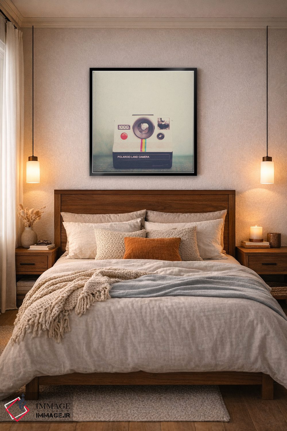 تابلو دکوراتیو پرتره ای از یک دوربین اثر لورا ایوانز - D6B