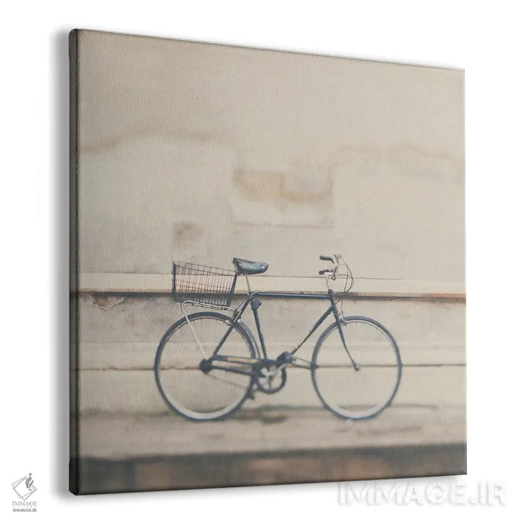 تابلو دکوراتیو یک دوچرخه بسیار مردانه اثر لورا ایوانز - نمای پرسپکتیو محصول