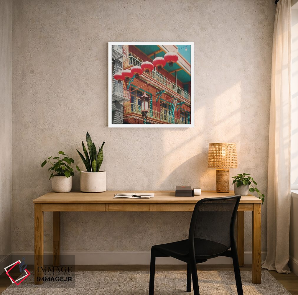 تابلو دکوراتیو Chinatown,سان فرانسیسکو، چایناتاون اثر لورا ایوانز - D6W