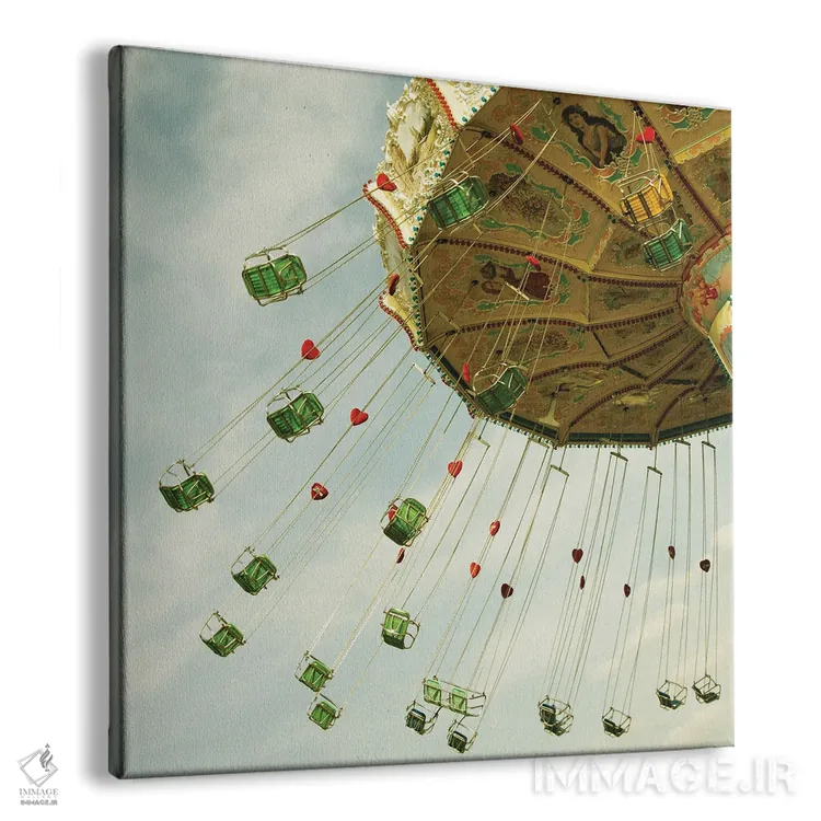 تابلو دکوراتیو پرواز در ارتفاع ... اثر لورا ایوانز - نمای پرسپکتیو محصول