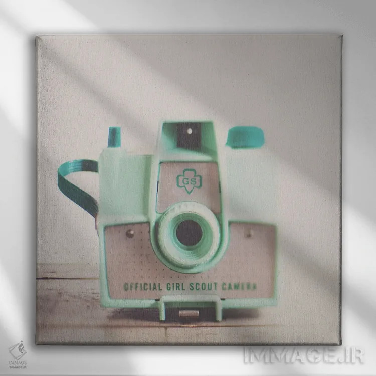 تابلو دکوراتیو همیشه آماده باش اثر لورا ایوانز - نمای روبهرو روی دیوار