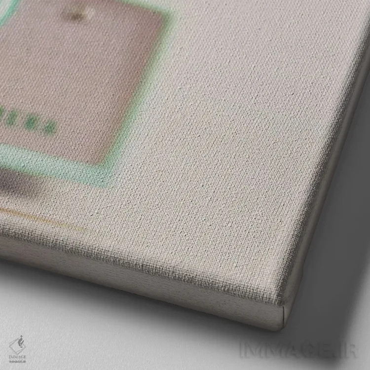 تابلو دکوراتیو همیشه آماده باش اثر لورا ایوانز - نمای نزدیک بافت بوم