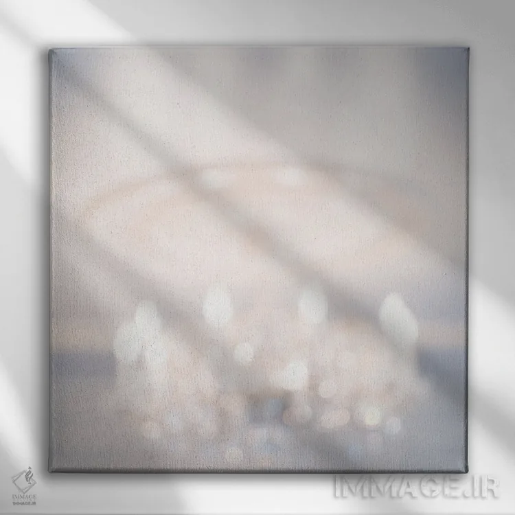 تابلو دکوراتیو لوستر اثر لورا ایوانز - نمای روبهرو روی دیوار