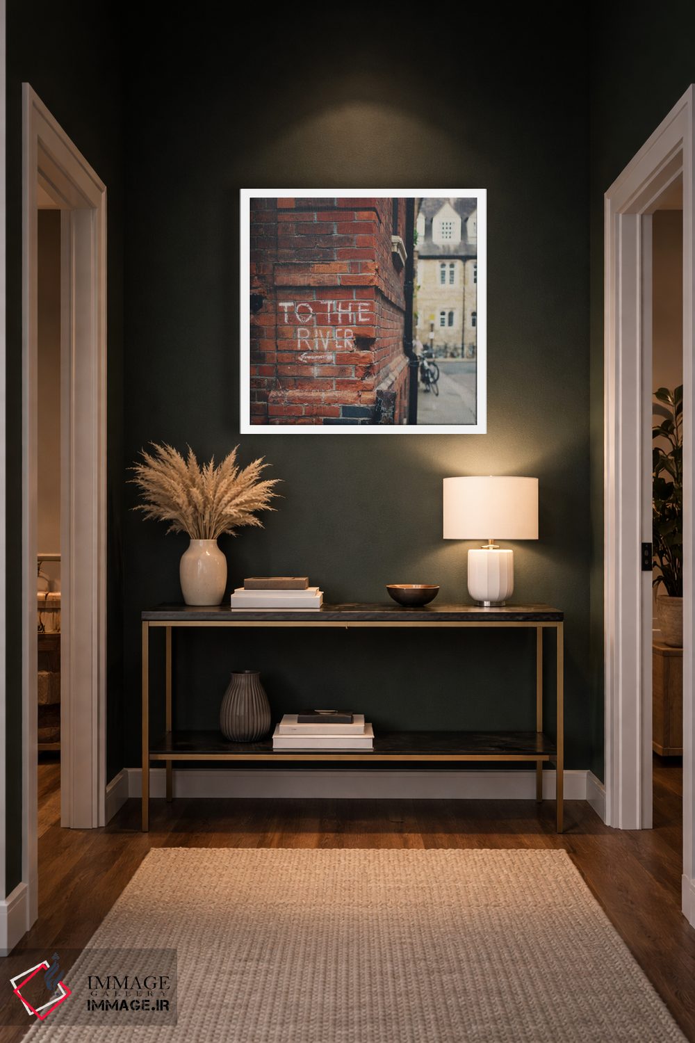 تابلو دکوراتیو به سمت رودخانه اثر لورا ایوانز - D5W