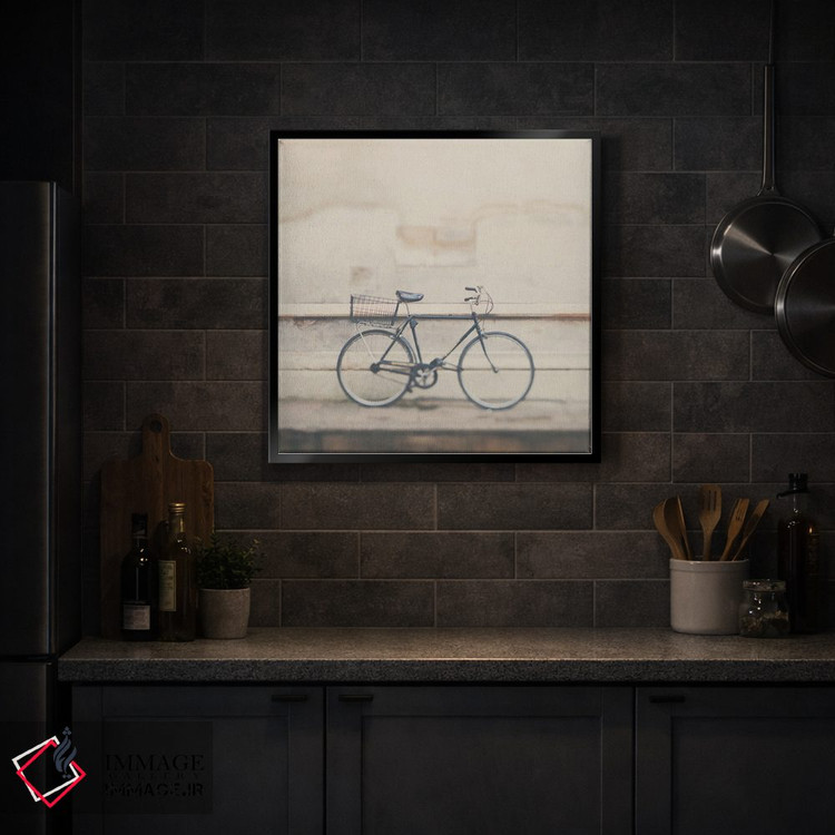 تابلو دکوراتیو یک دوچرخه بسیار مردانه اثر لورا ایوانز - D3B