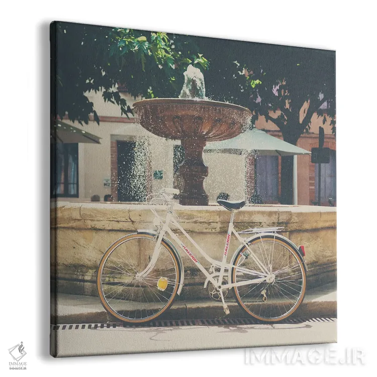 تابلو دکوراتیو دوچرخه سواری در سراسر فرانسه اثر لورا ایوانز - نمای پرسپکتیو محصول