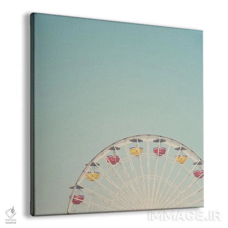 تابلو دکوراتیو چرخ فلک ها اثر لورا ایوانز - نمای پرسپکتیو محصول