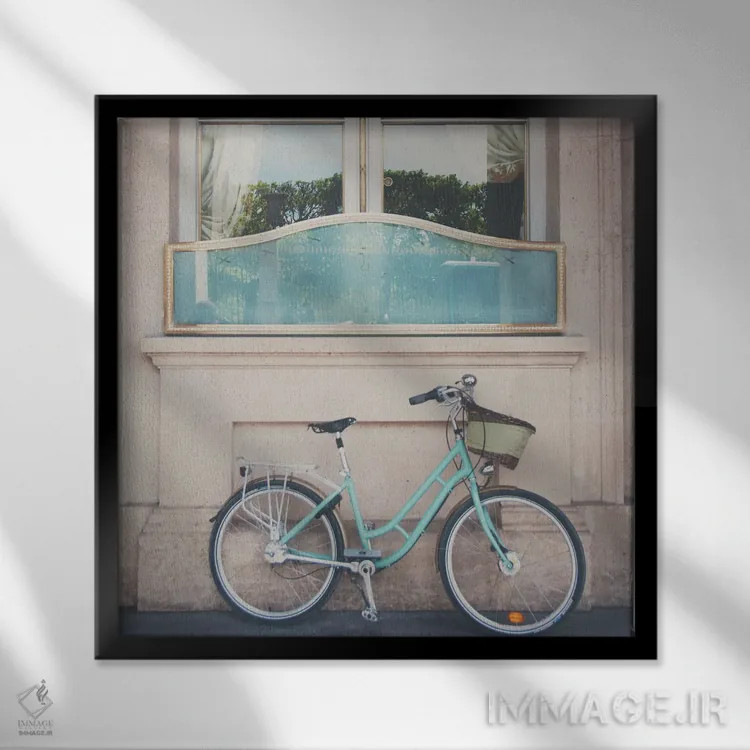 تابلو دکوراتیو همه چیزهای اروپایی اثر لورا ایوانز - نمای قابدار مشکی