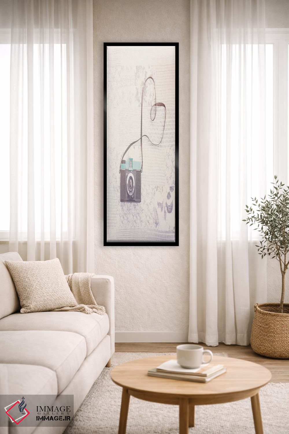 تابلو دکوراتیو دیانا عزیز اثر لورا ایوانز - D5B