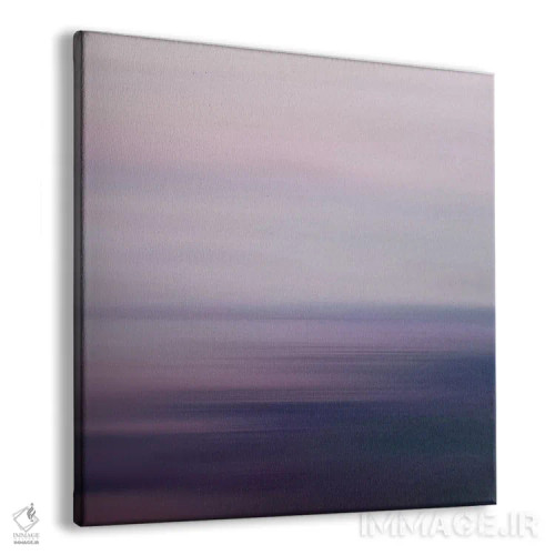 تابلو مینیمال دریای محو اثر لنا وایسبک - نمای پرسپکتیو محصول
