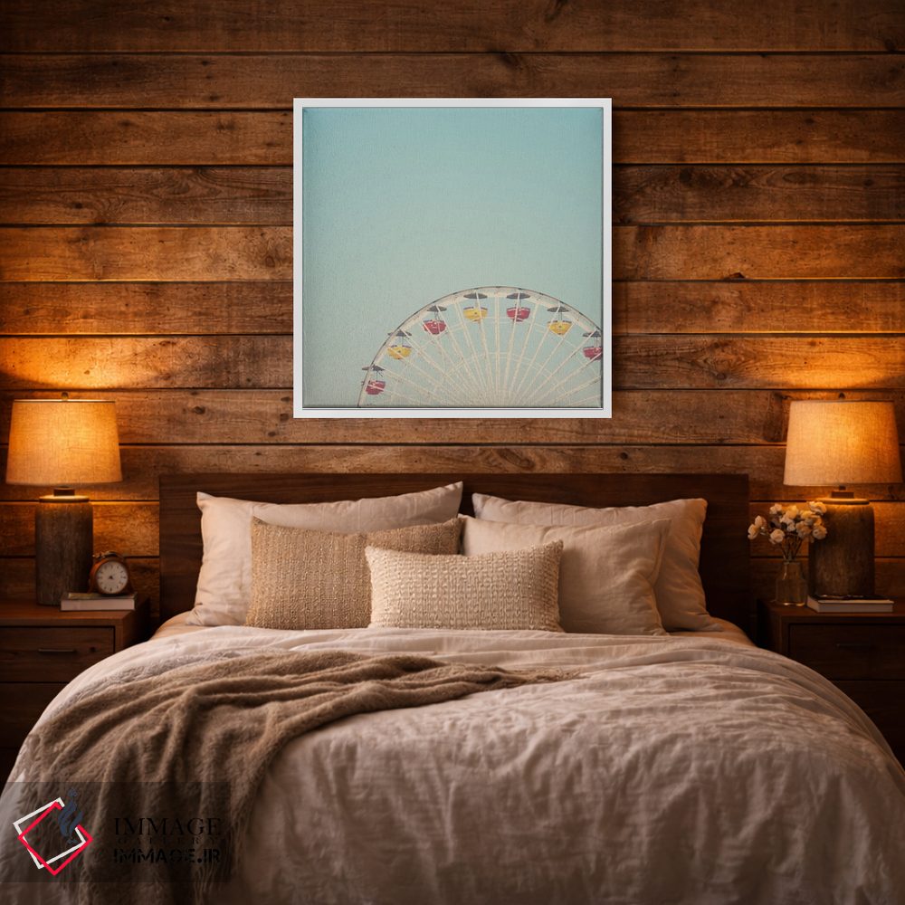 تابلو دکوراتیو چرخ فلک ها اثر لورا ایوانز - D3W