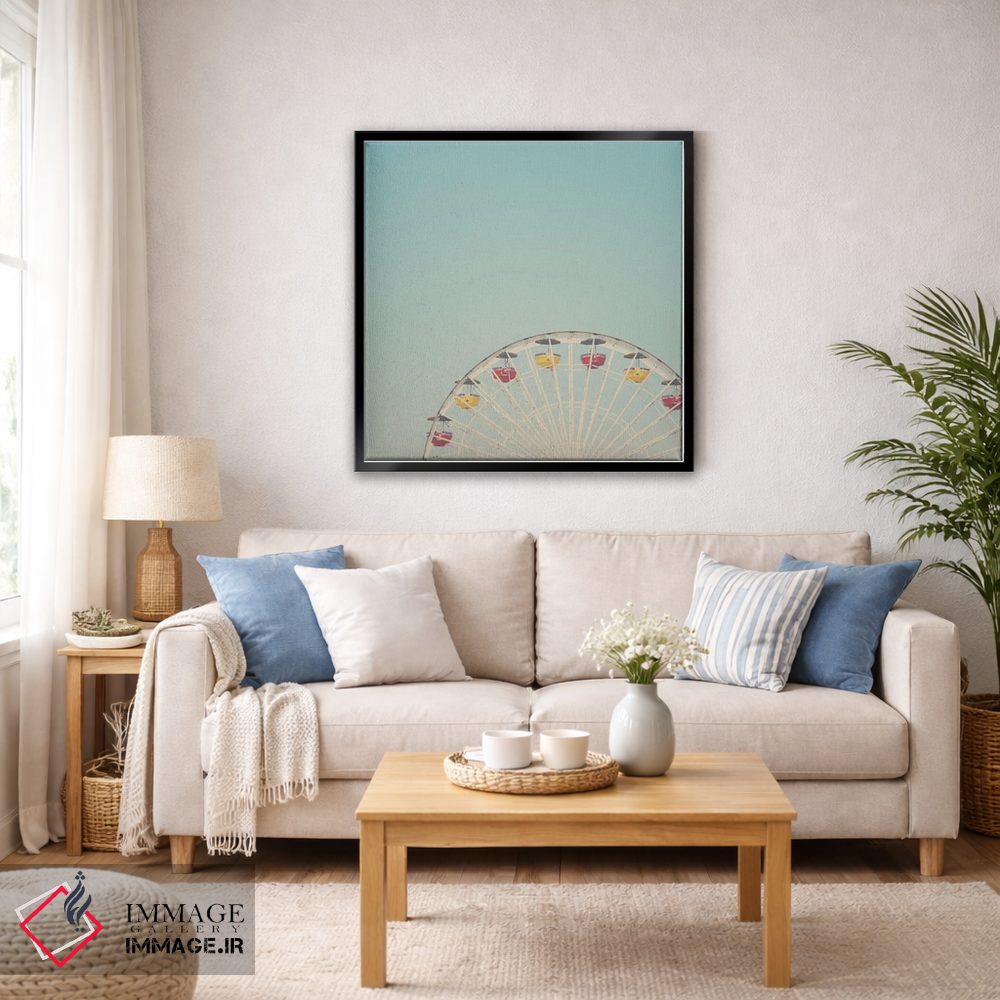 تابلو دکوراتیو چرخ فلک ها اثر لورا ایوانز - D6B