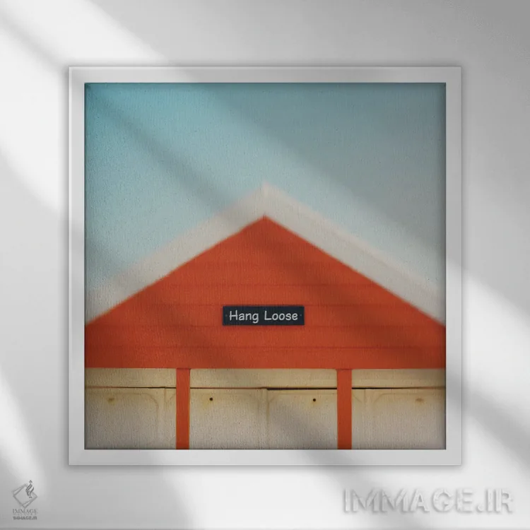 تابلو دکوراتیو راحت باش اثر لورا ایوانز - نمای قابدار سفید