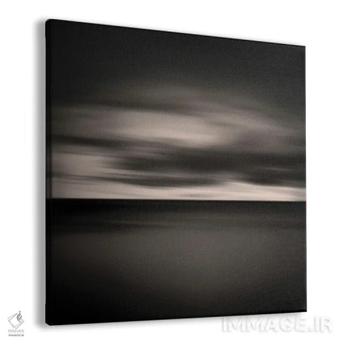 تابلو دکوراتیو ابرها بر فراز دریا اثر لنا وایسبک - نمای پرسپکتیو محصول