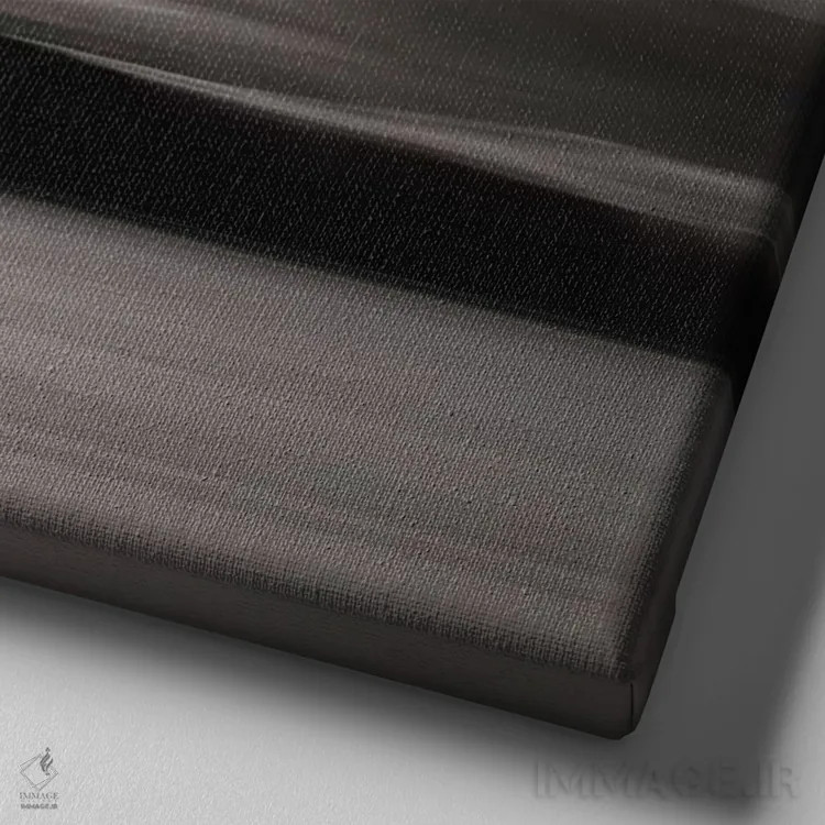 تابلو مینیمال آخرین نورها اثر لنا وایسبک - نمای نزدیک بافت بوم