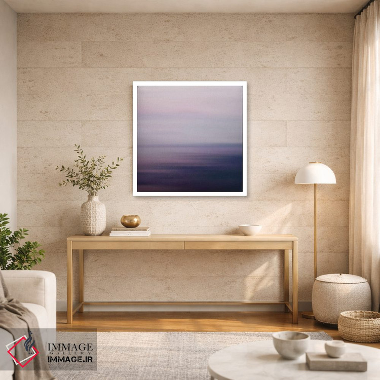 تابلو مینیمال دریای محو اثر لنا وایسبک - D3W
