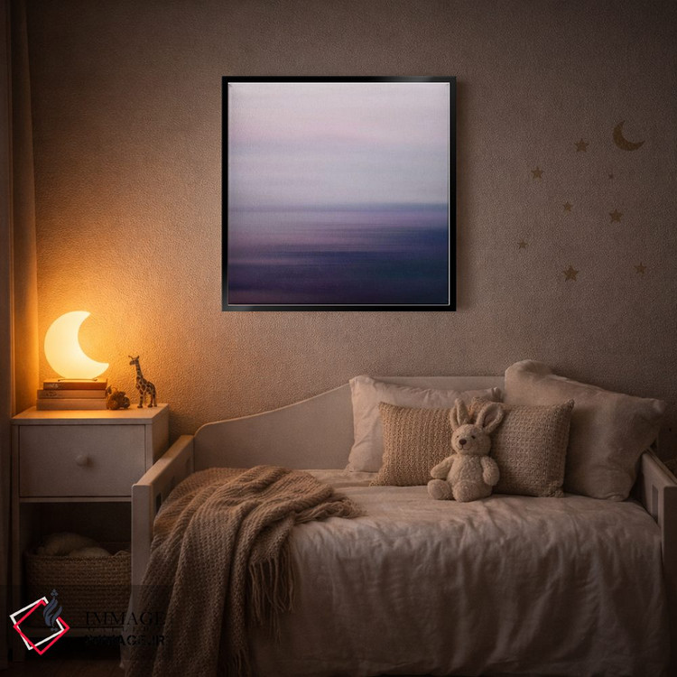 تابلو مینیمال دریای محو اثر لنا وایسبک - D5B