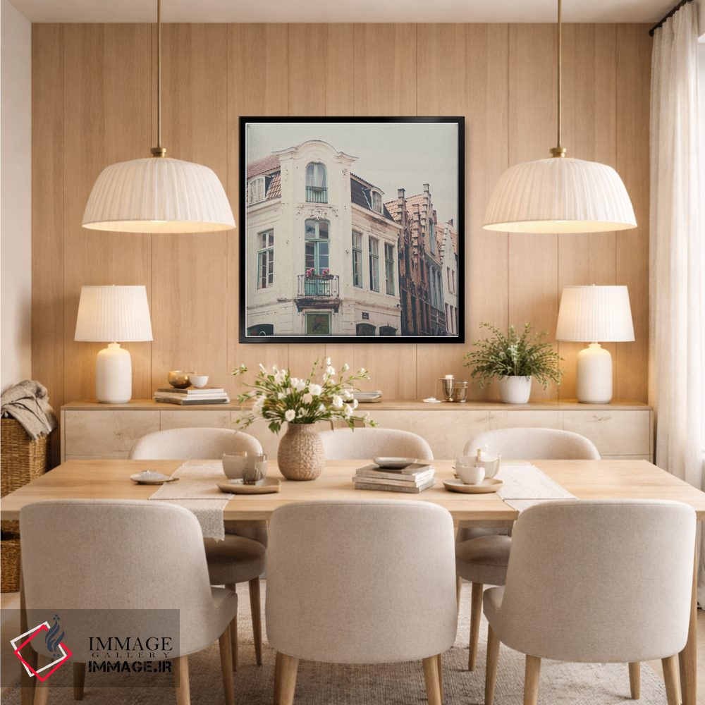 تابلو دکوراتیو ساختمان آپارتمانی در بروژ اثر لورا ایوانز - D6B