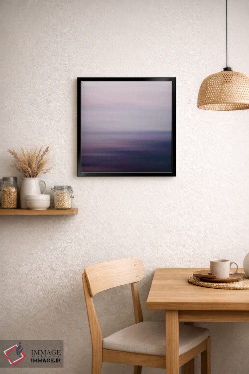 تابلو مینیمال دریای محو اثر لنا وایسبک - D6B